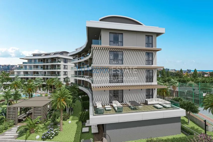 Luxury project - A resort complex with hotel infrastructure in Alanya, Oba. With a short term rental permit 10 