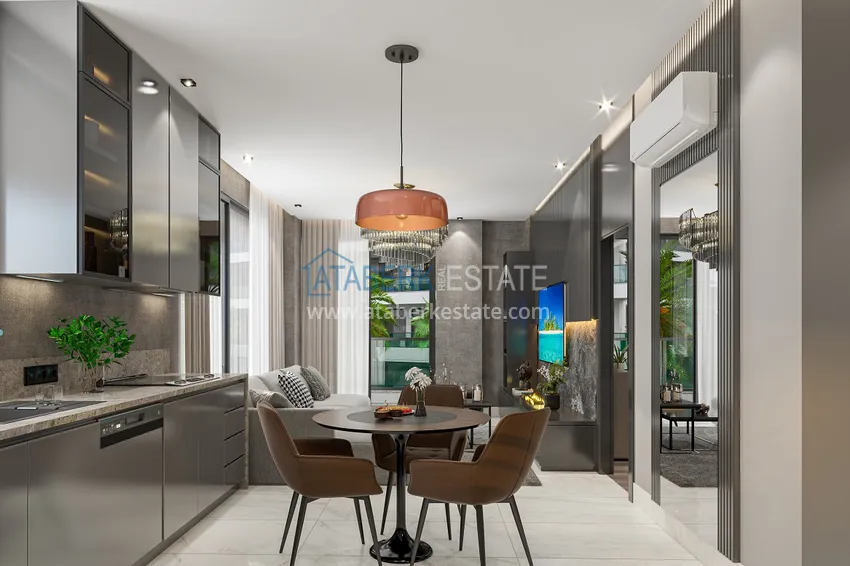 Purchase  Luxury project - A resort complex with hotel infrastructure in Alanya, Oba. With a short term rental permit 10 