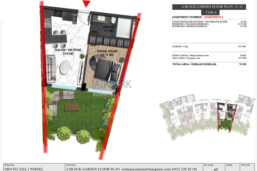 Buy cheap Luxury project - A resort complex with hotel infrastructure in Alanya, Oba. With a short term rental permit 2 