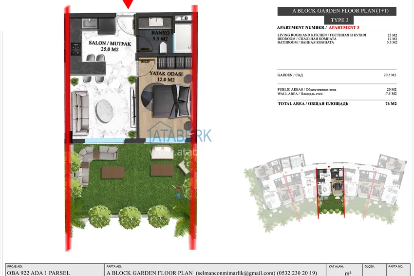 Buy cheap Luxury project - A resort complex with hotel infrastructure in Alanya, Oba. With a short term rental permit 3 