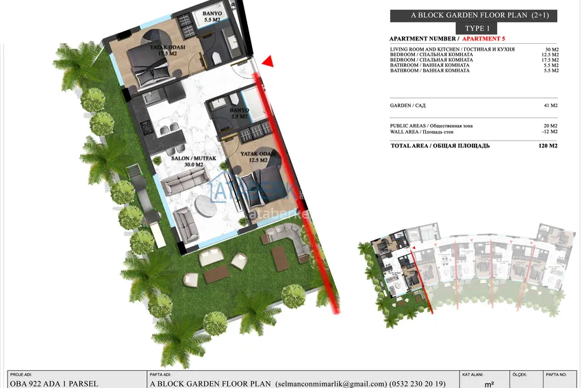 Buy cheap Luxury project - A resort complex with hotel infrastructure in Alanya, Oba. With a short term rental permit 5 