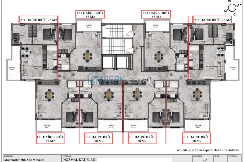 Buy cheap Modern residence with lifestyle concept in Alanya, Mahmutlar district 3 