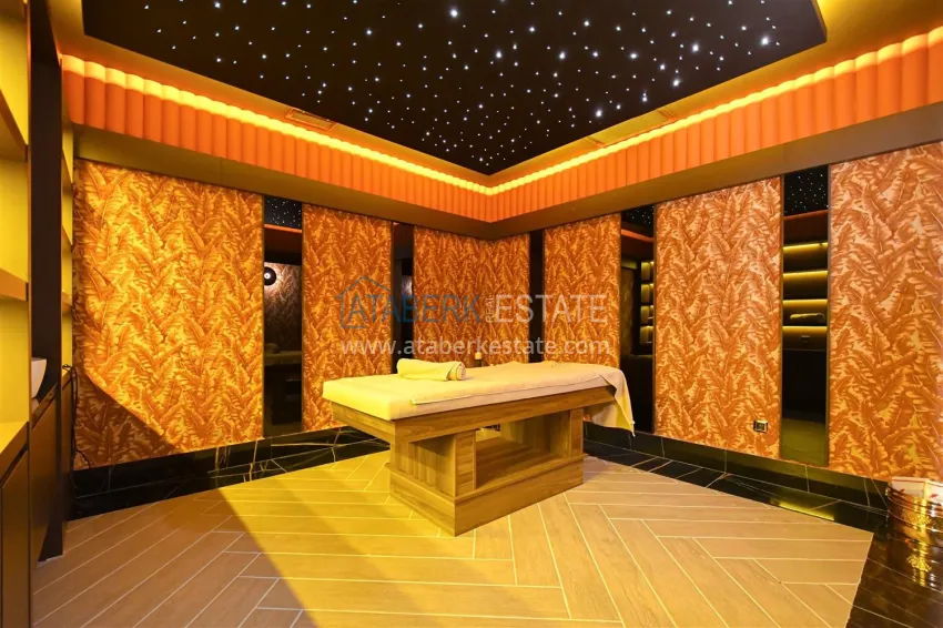 1+1 apartment with high-quality finishes in a premium complex — Tosmur, Alanya 11 