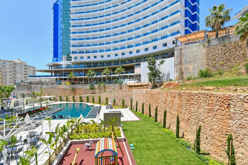 Purchase  1+1 apartment with high-quality finishes in a premium complex — Tosmur, Alanya 11 