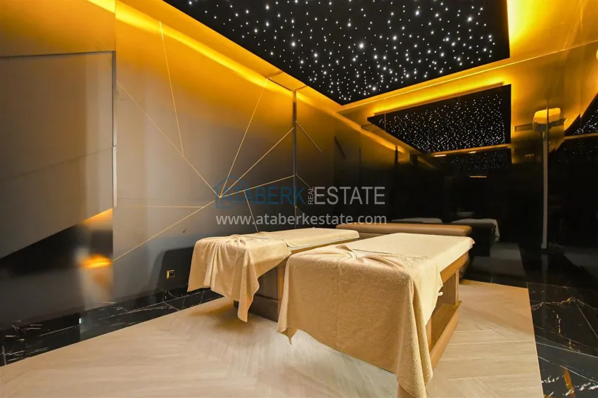 1+1 apartment with high-quality finishes in a premium complex — Tosmur, Alanya 12 