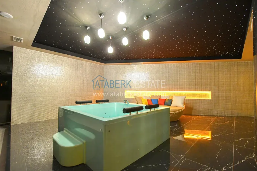 1+1 apartment in a premium complex at the final stage of construction — Tosmur district, Alanya 14 