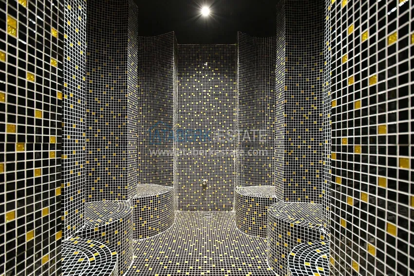 Furnished apartment with sea view in a premium complex — Tosmur, Alanya 16 