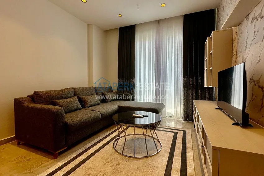 Purchase Furnished apartment with sea view in a premium complex — Tosmur, Alanya 1 