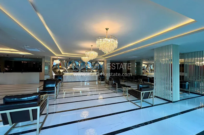 Furnished apartment with sea view in a premium complex — Tosmur, Alanya 6 