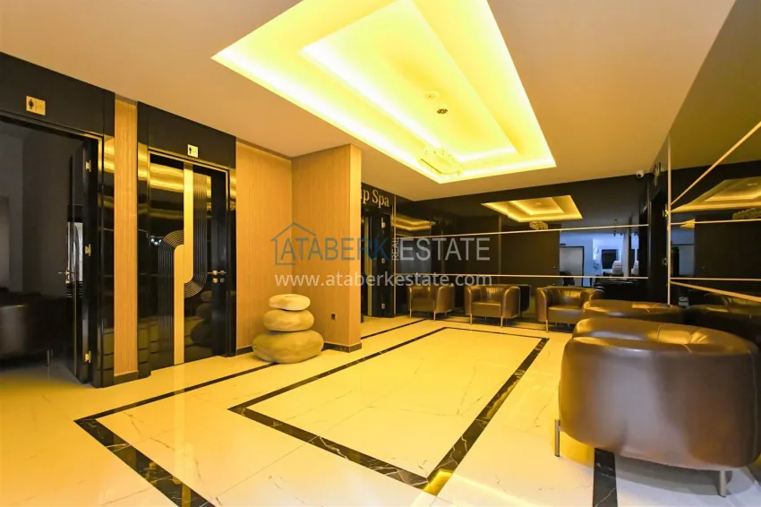 1+1 apartment with high-quality finishes in a premium complex — Tosmur, Alanya 7 