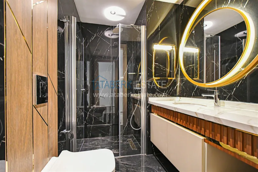 Purchase  1+1 apartment with high-quality finishes in a premium complex — Tosmur, Alanya 9 