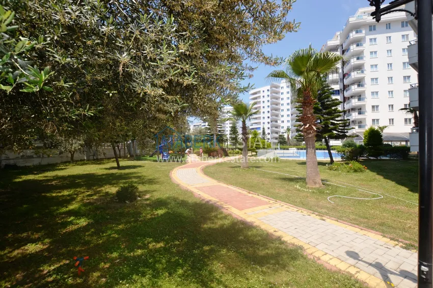 Apartment 2+1 with furniture and two glazed balconies 450 meters from the sea - Mahmutlar 12 