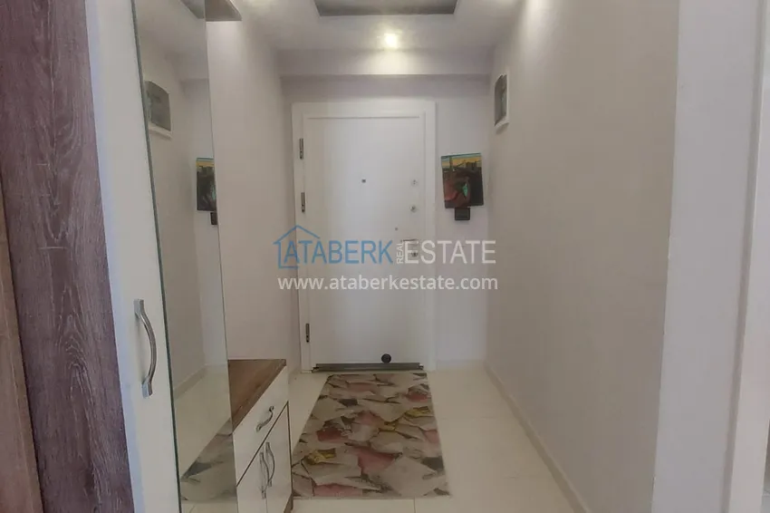 Purchase  Apartment 2+1 with furniture and two glazed balconies 450 meters from the sea - Mahmutlar 1 