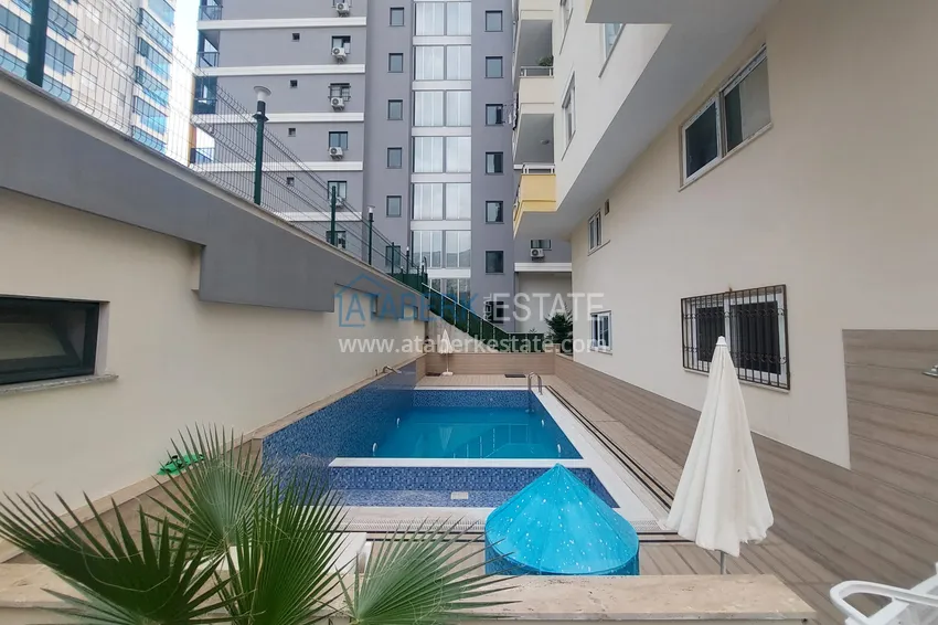 Furnished two-bedroom apartment in a cozy complex — Alanya, Mahmutlar district 5 