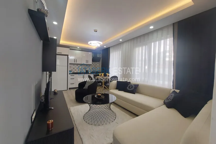Purchase  Furnished two-bedroom apartment in a cozy complex — Alanya, Mahmutlar district 5 