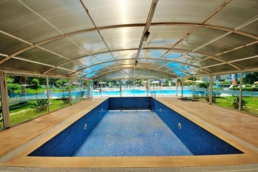 Apartment 2+1 with furniture and two glazed balconies 450 meters from the sea - Mahmutlar 6 