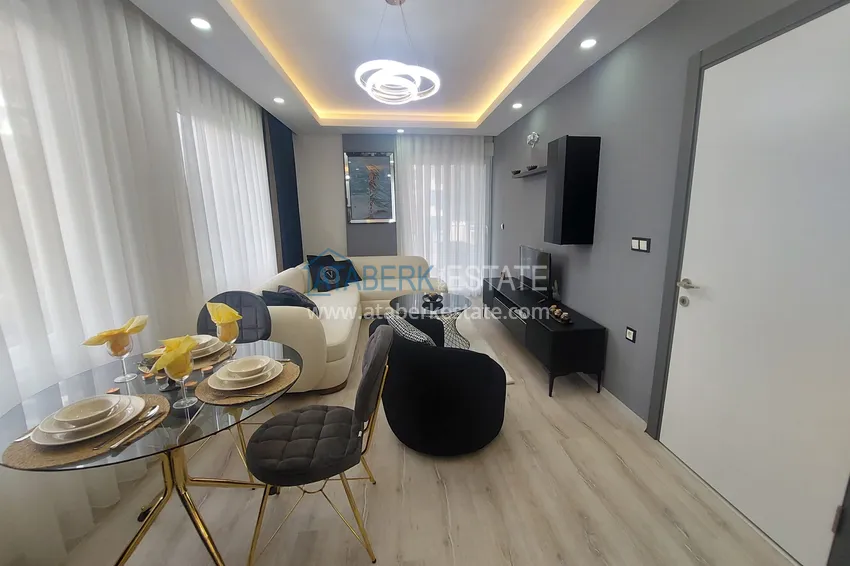 Purchase  Furnished two-bedroom apartment in a cozy complex — Alanya, Mahmutlar district 6 