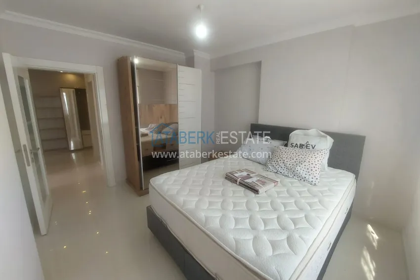Purchase  Apartment 2+1 with furniture and two glazed balconies 450 meters from the sea - Mahmutlar 7 