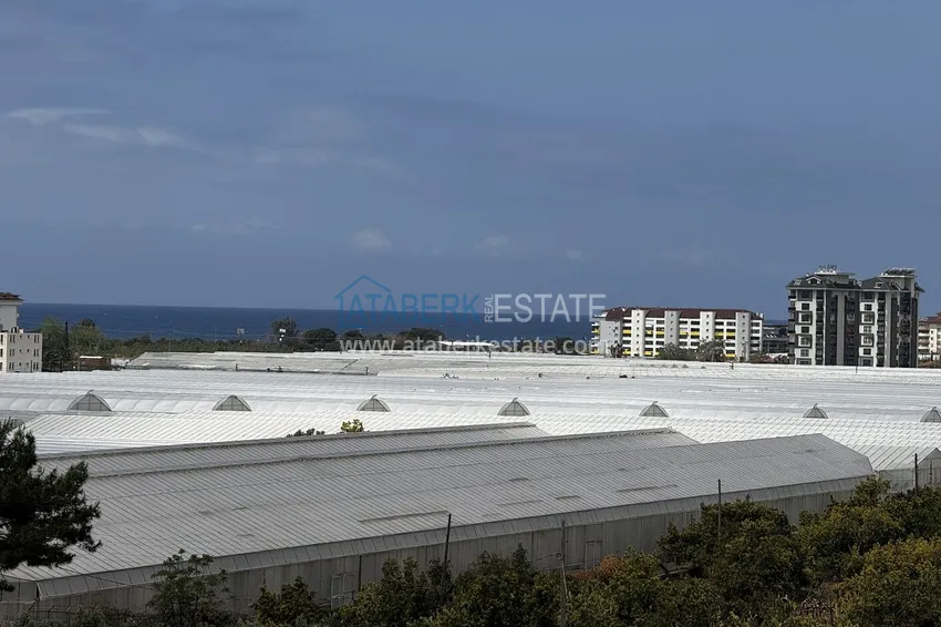 Purchase 2+1 penthouse with sea and mountain views in Demirtas — primary property in a small apartment complex 18 