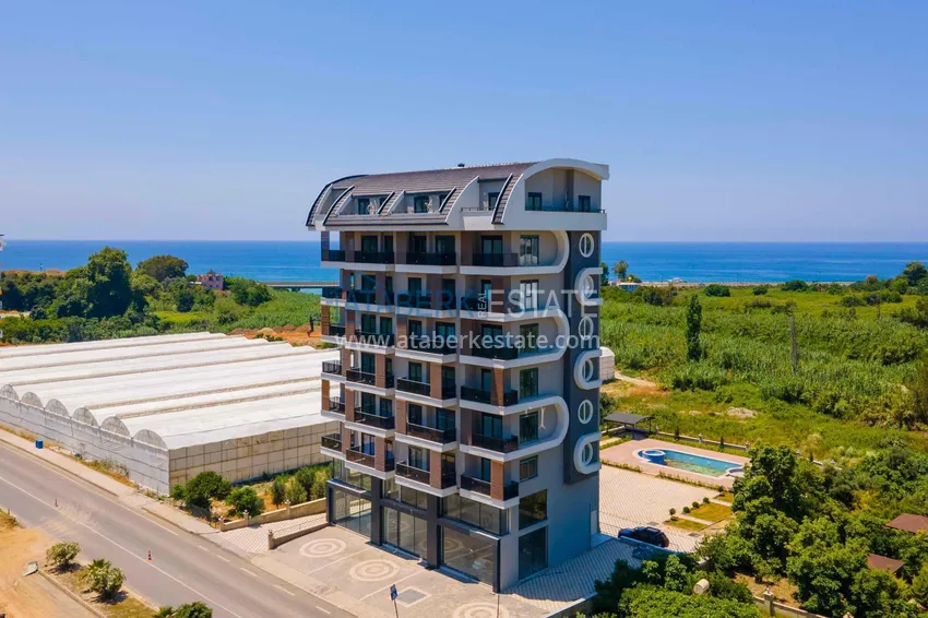 Furnished 1+1 apartment in a comfort-class complex — Demirtas, Alanya 1 