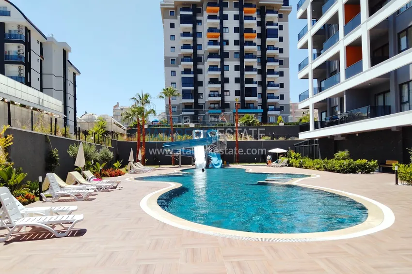 Furnished 1+1 apartment in a modern complex — long-term rent in Avsallar No. 31 2 