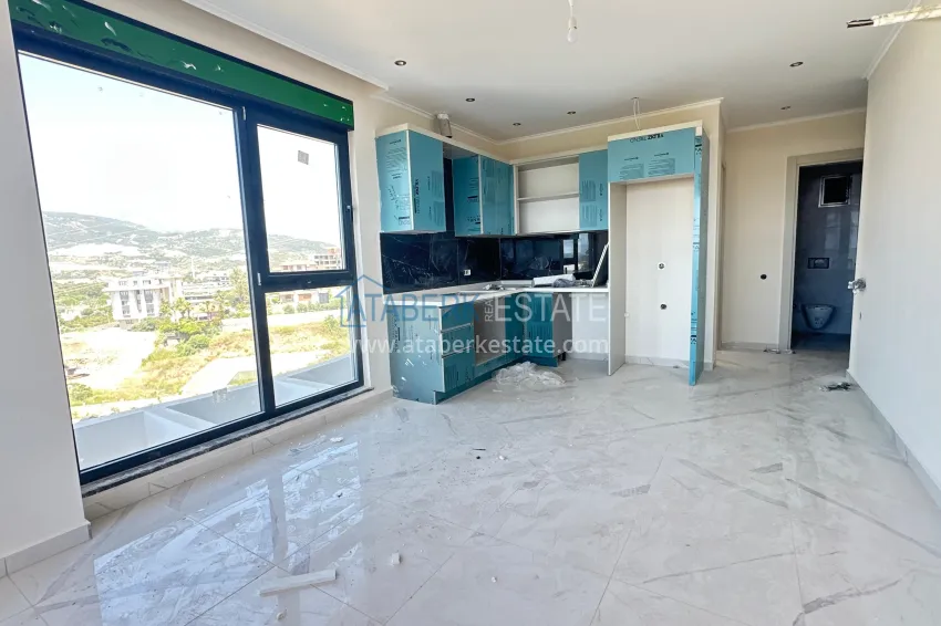 Purchase 1+1 apartment with sea view and fine finishing in a new complex - Alanya, Demirtas district 4 