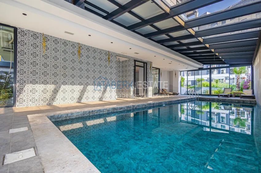 1+1 apartment with a view of the Kale fortress — the center of Alanya, a new complex 13