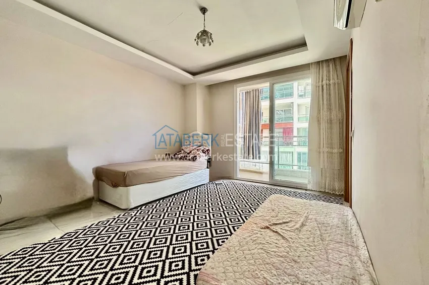 Purchase  2+1 city apartment with furniture and two balconies — Mahmutlar, Alanya, 400 m to the sea 15 