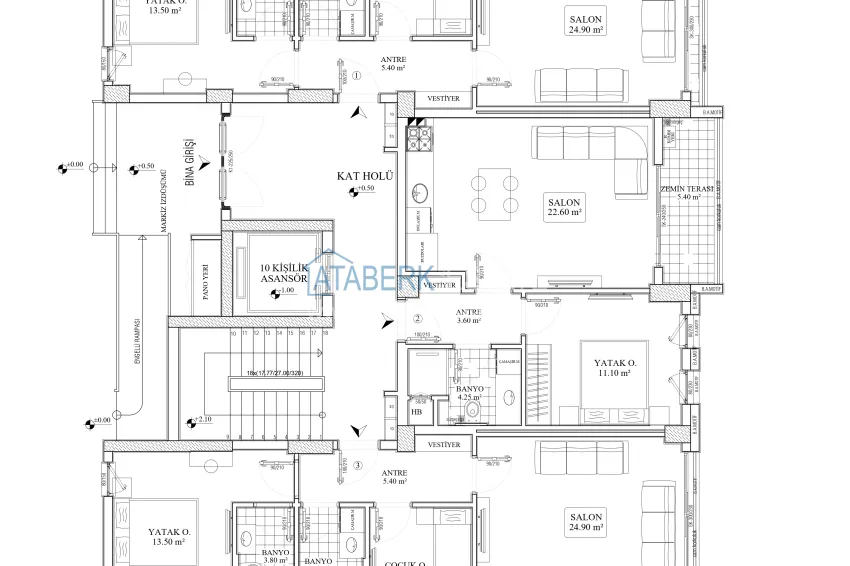Buy cheap Investment project at the start of sales — apartments from a developer in Antalya, Altintash district 6 