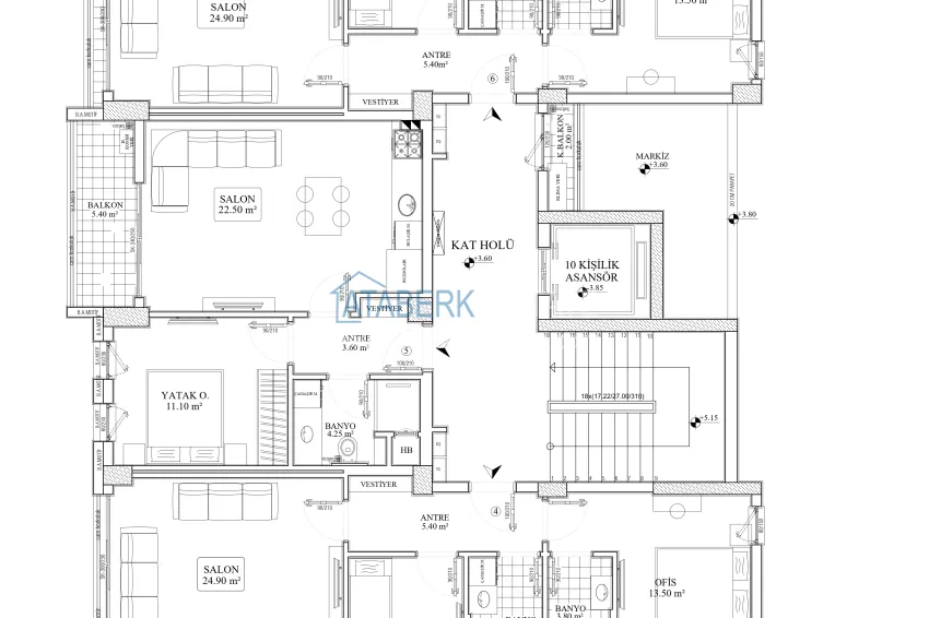 Buy cheap Investment project at the start of sales — apartments from a developer in Antalya, Altintash district 9 