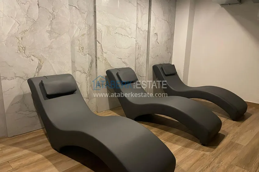 One bedroom apartment with furniture in the center of Alanya, Cleopatra beach area 16 