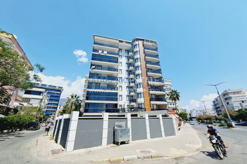 One bedroom apartment with furniture in the center of Alanya, Cleopatra beach area 2 