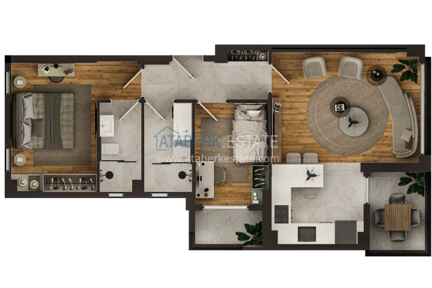 Buy cheap Investment project at the start of sales — apartments from a developer in Antalya, Altintash district 4 