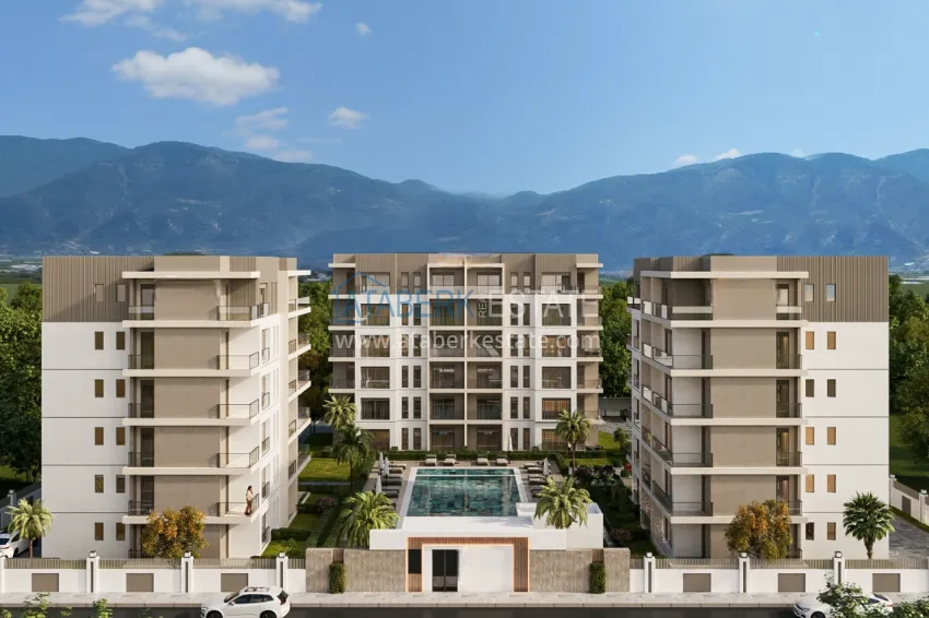 Investment project at the start of sales — apartments from a developer in Antalya, Altintash district 2 
