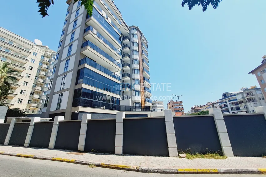 One bedroom apartment with furniture in the center of Alanya, Cleopatra beach area 3 