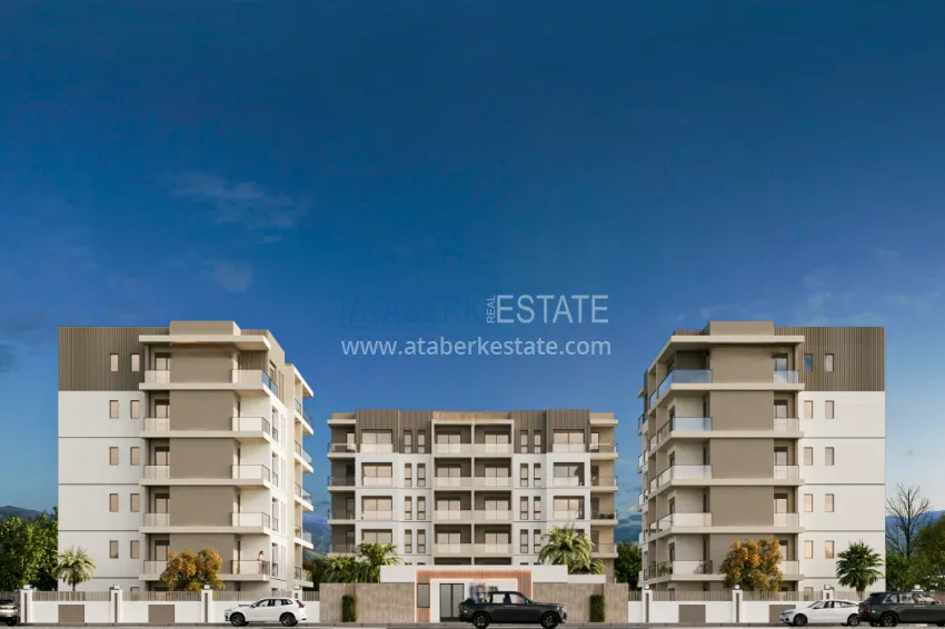 Investment project at the start of sales — apartments from a developer in Antalya, Altintash district 3 