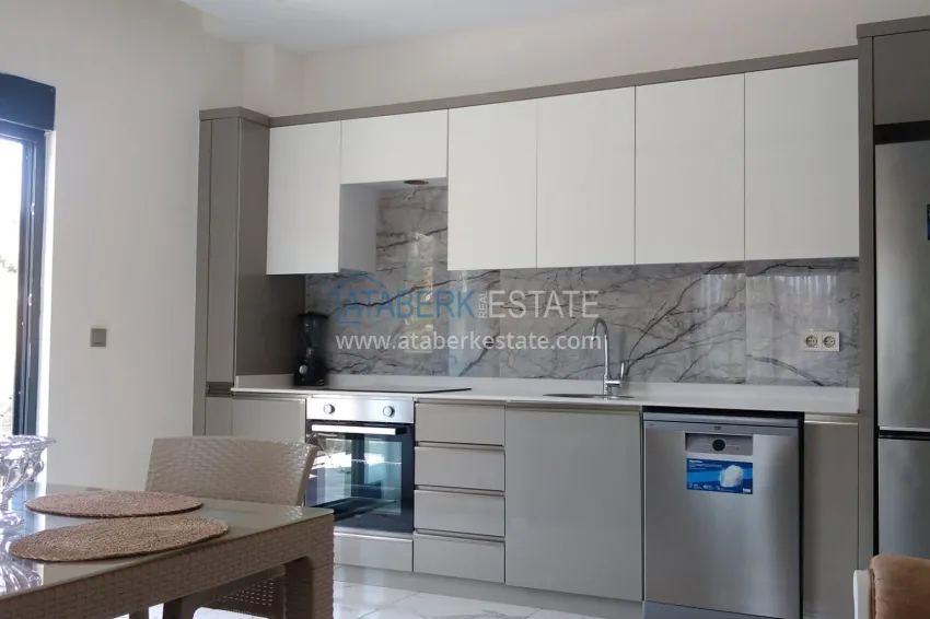 Purchase 1+1 apartment with new furniture in a comfortable complex — Demirtash district, Alanya 2 