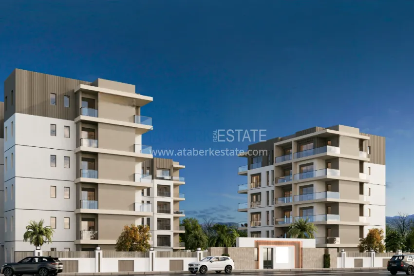 Investment project at the start of sales — apartments from a developer in Antalya, Altintash district 5 