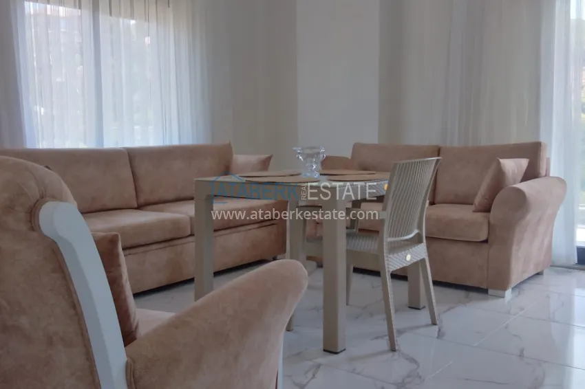 Purchase 1+1 apartment with new furniture in a comfortable complex — Demirtash district, Alanya 3 
