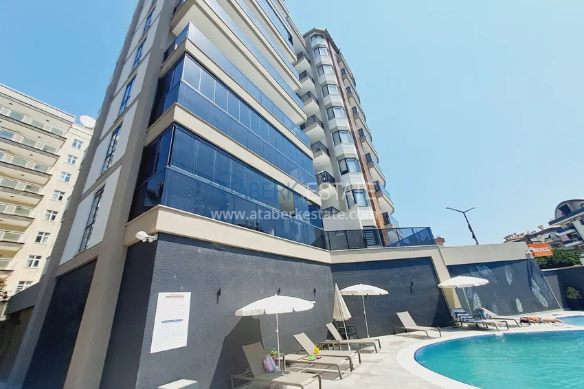 One bedroom apartment with furniture in the center of Alanya, Cleopatra beach area 6 