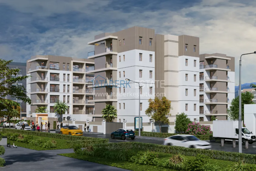 Investment project at the start of sales — apartments from a developer in Antalya, Altintash district 8 