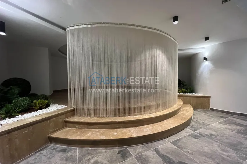 One bedroom apartment with furniture in the center of Alanya, Cleopatra beach area 10 