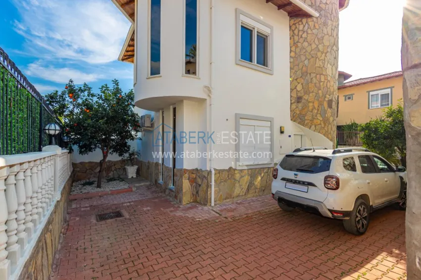 3+1 panoramic private villa with furniture and swimming pool in Tepe, Alanya — suitable for a residence permit 10 