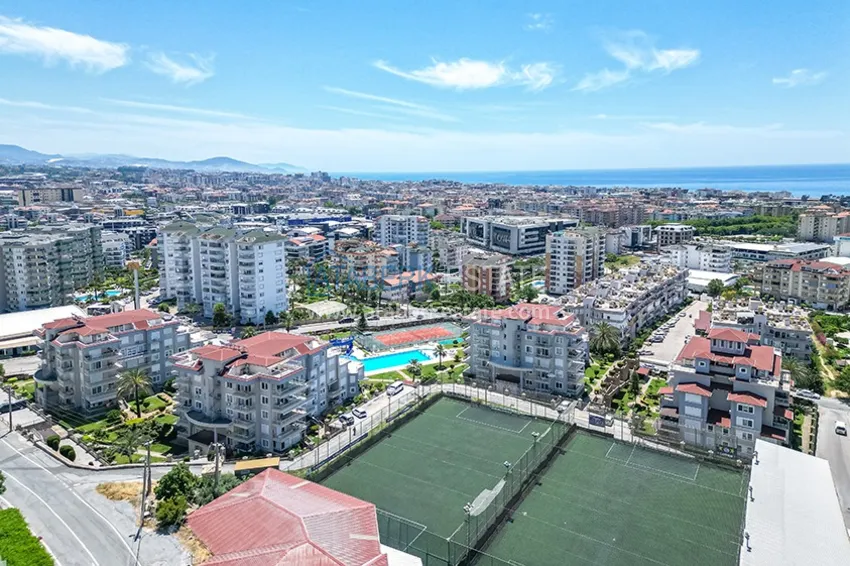 2+1 apartment with a large terrace in the Cikcilli area, Alanya — property for a residence permit 2 