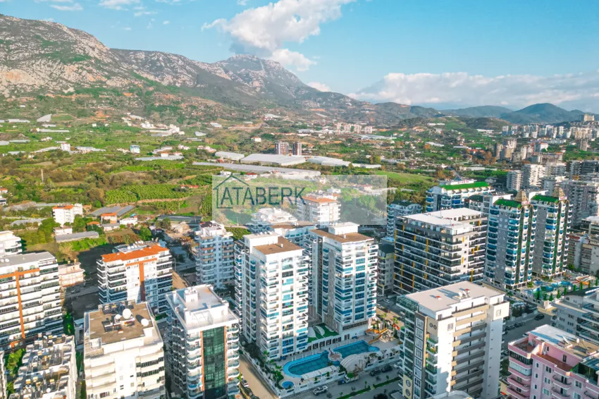 Furnished 1+1 apartment with warm floors and a glazed balcony — Mahmutlar, Alanya 1 