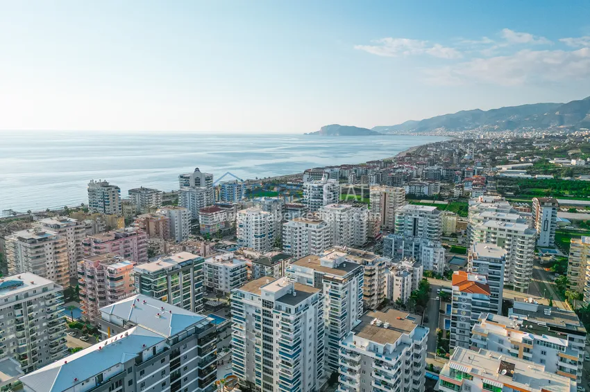 Furnished 1+1 apartment with warm floors and a glazed balcony — Mahmutlar, Alanya 2 