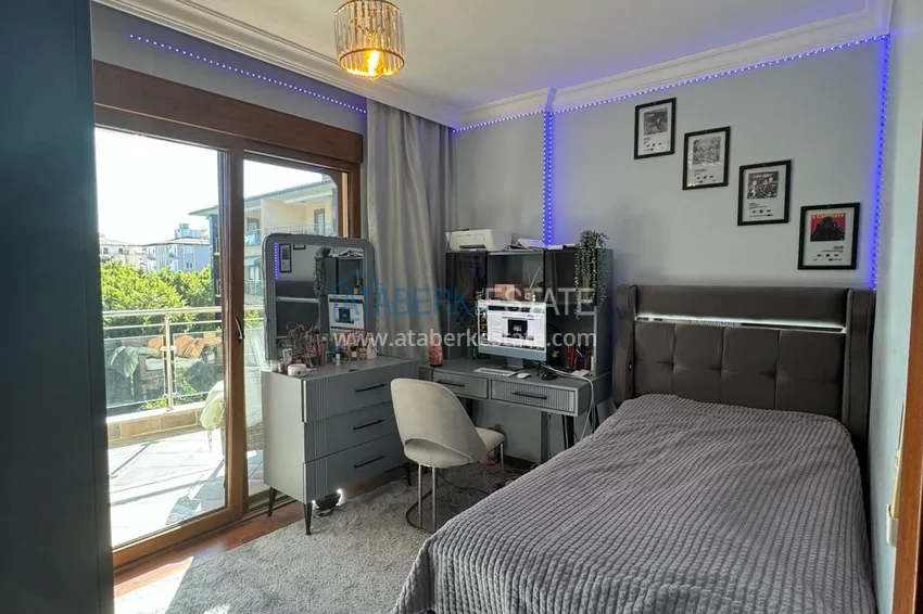 Purchase  Furnished 2+1 apartment in a prestigious complex - Alanya center, first coastline 12 