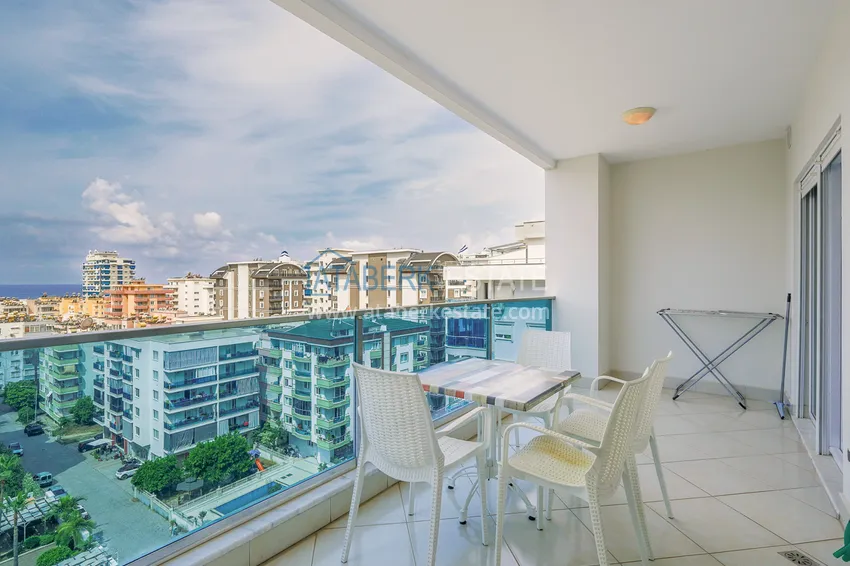 Purchase  1+1 apartment with furniture and sea view in a luxury complex — Alanya, Mahmutlar district  16 