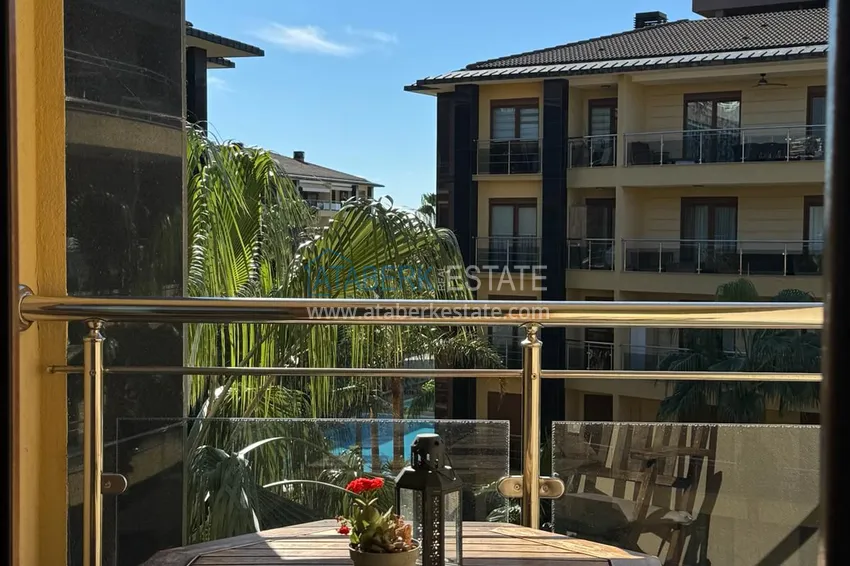 Purchase  Furnished 2+1 apartment in a prestigious complex - Alanya center, first coastline 19 