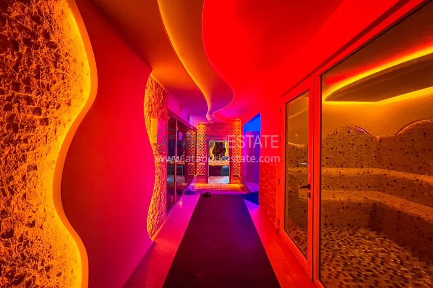 1+1 apartment with furniture and sea view in a luxury complex — Alanya, Mahmutlar district  21 